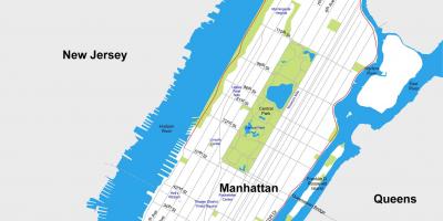 マンハッタンの都市地図を印刷可能