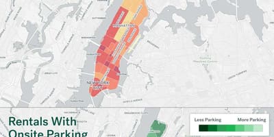 NYC路上駐車のマンハッタンの地図